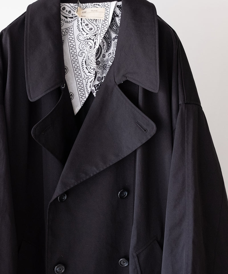 circa make taslan nylon paisley lined trench coat - 77circa