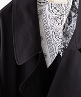 circa make taslan nylon paisley lined trench coat - 77circa