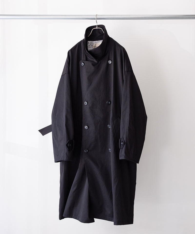 circa make taslan nylon paisley lined trench coat - 77circa
