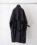 circa make taslan nylon paisley lined trench coat - 77circa