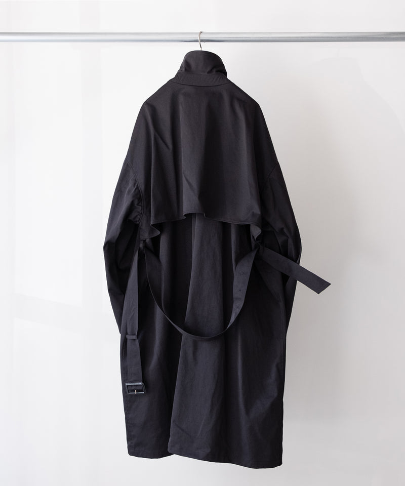 circa make taslan nylon paisley lined trench coat - 77circa