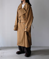 circa make taslan nylon paisley lined trench coat - 77circa