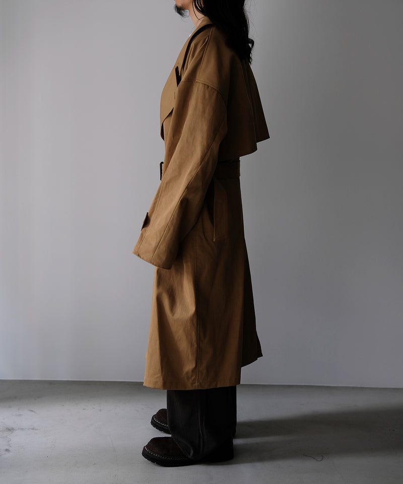 circa make taslan nylon paisley lined trench coat - 77circa
