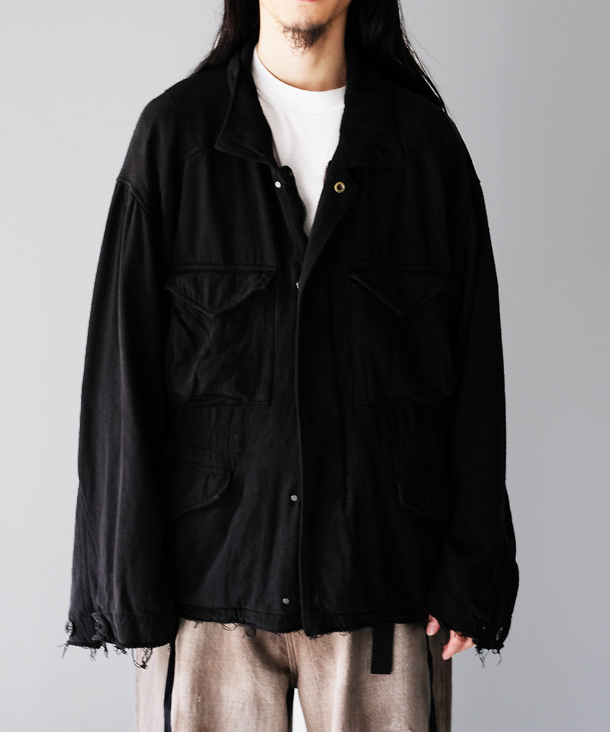 【新品】ancellm W/L zip jacket W/L ZIP JACKET(BLACK) – ANCELLM