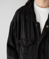 LAST1>> SILK SUEDE FIELD JACKET - ANCELLM