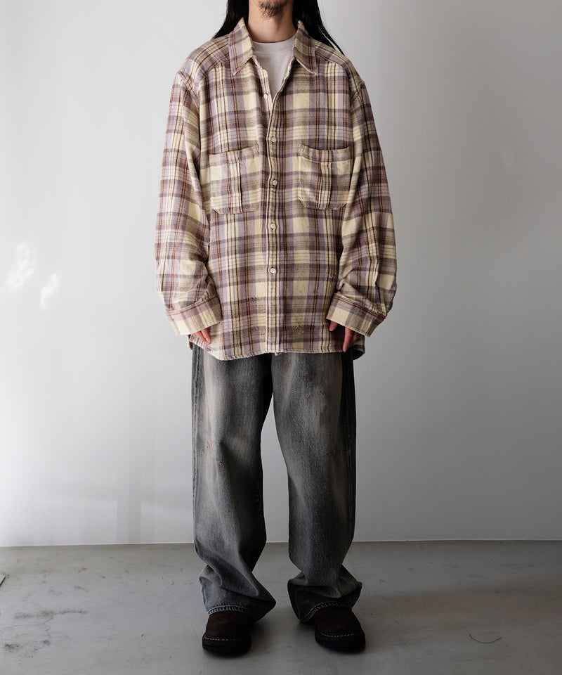 NEL CHECK OVER WORK SHIRT - ANCELLM