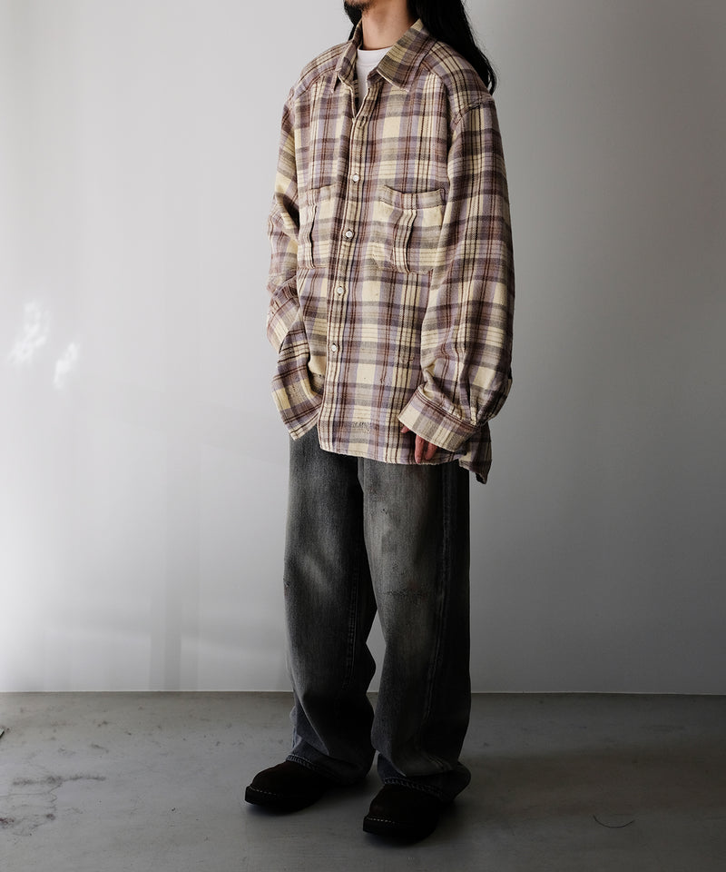 NEL CHECK OVER WORK SHIRT - ANCELLM