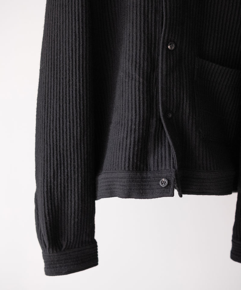 WOOL CORDUROY WORK SHIRT JACKET - ANCELLM