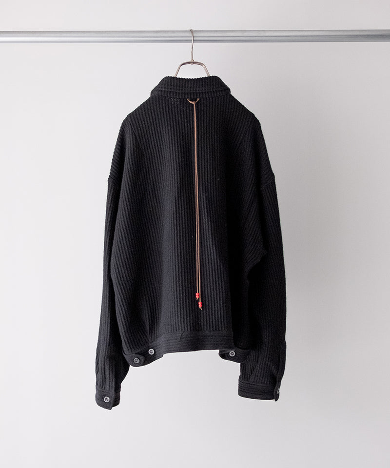 WOOL CORDUROY WORK SHIRT JACKET - ANCELLM