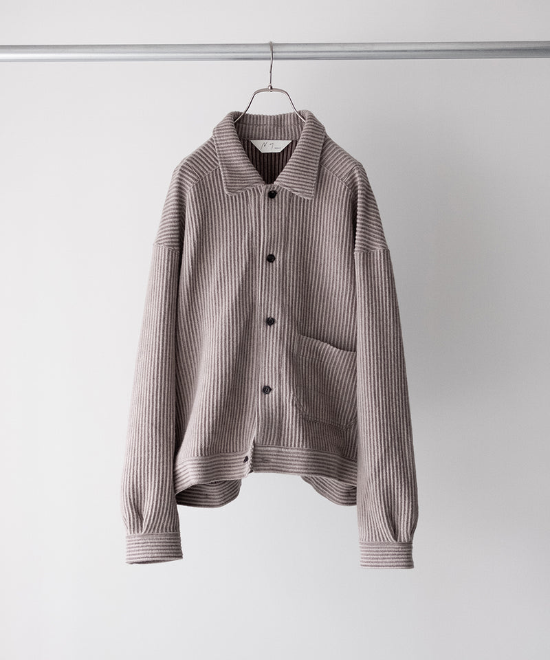 WOOL CORDUROY WORK SHIRT JACKET - ANCELLM