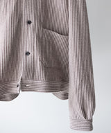 WOOL CORDUROY WORK SHIRT JACKET - ANCELLM