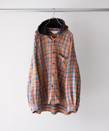 NEL CHECK HOODIE SHIRT - ANCELLM