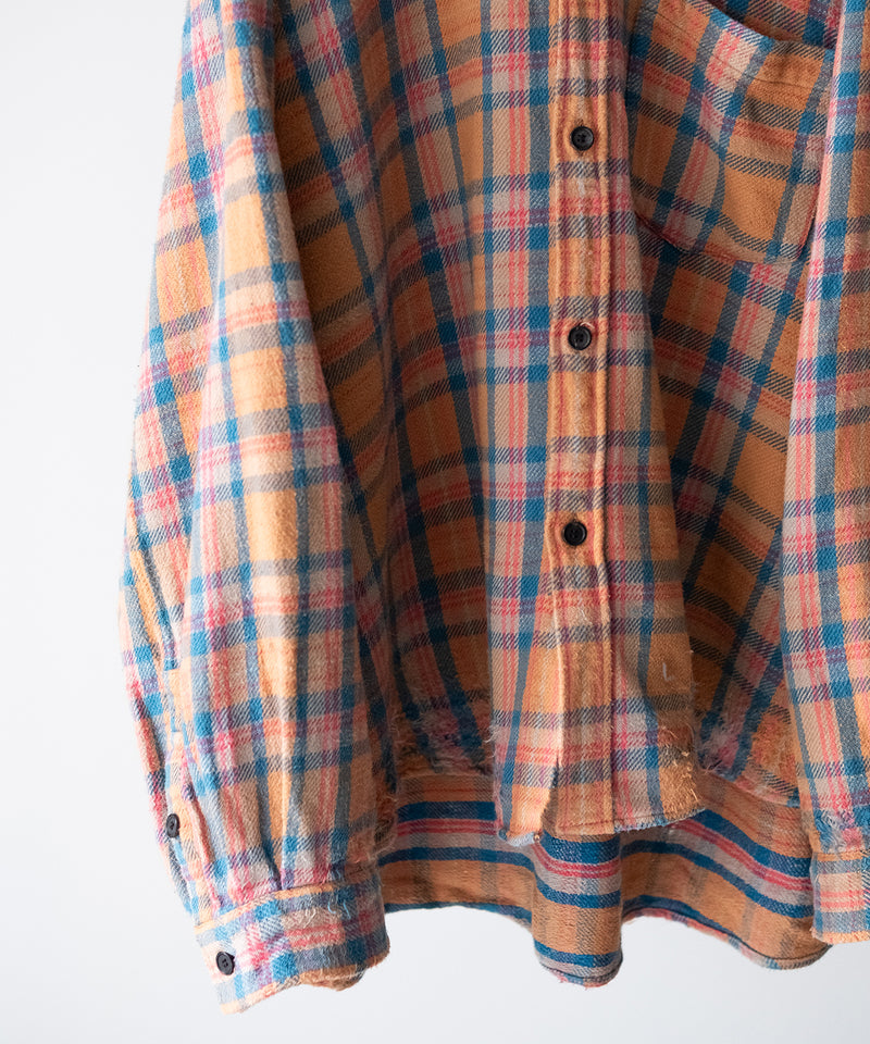 NEL CHECK HOODIE SHIRT - ANCELLM