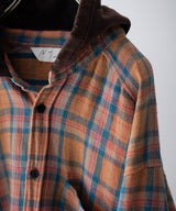 NEL CHECK HOODIE SHIRT - ANCELLM