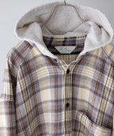NEL CHECK HOODIE SHIRT - ANCELLM