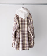 NEL CHECK HOODIE SHIRT - ANCELLM