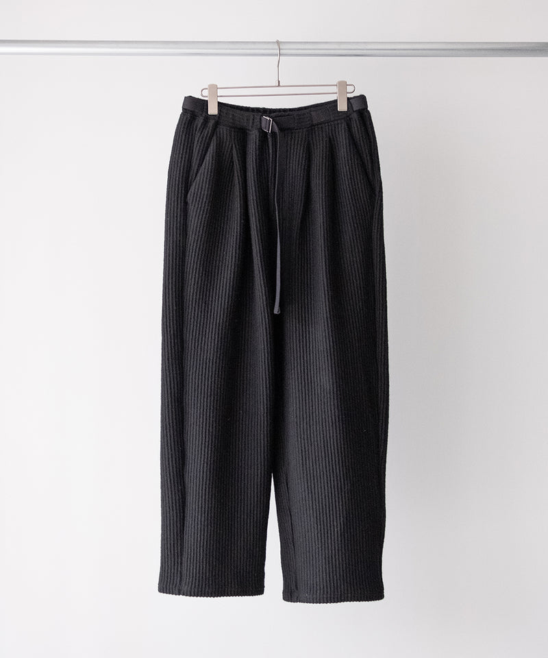WOOLCORD BELTLESS SLACKS - ANCELLM