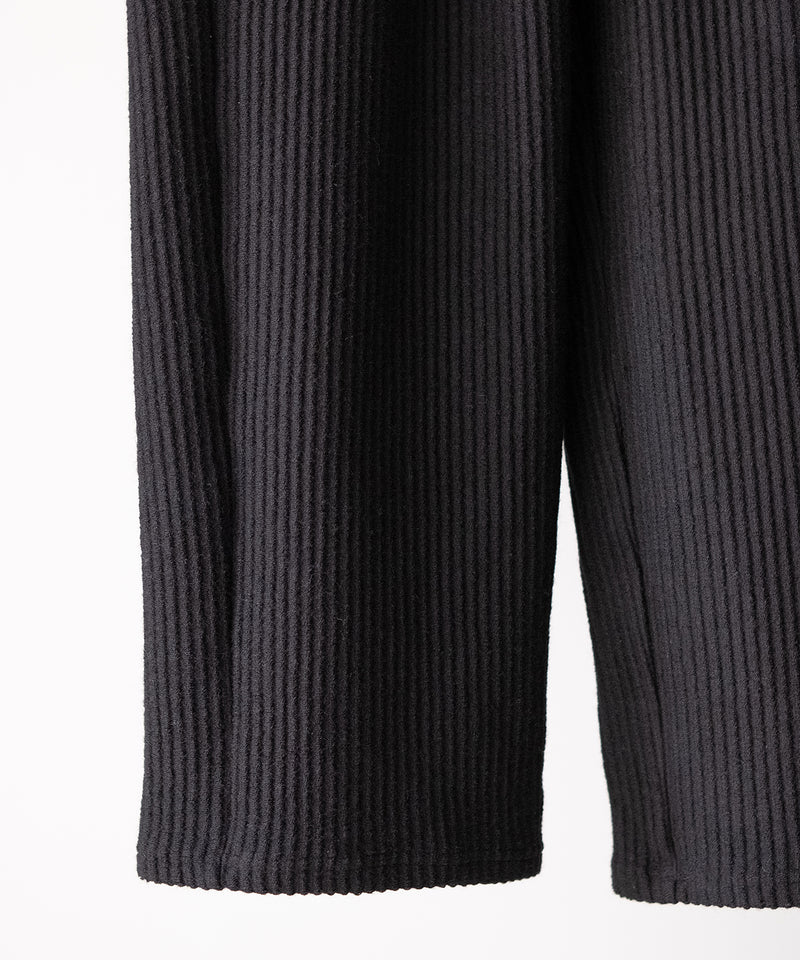 WOOLCORD BELTLESS SLACKS - ANCELLM