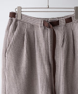 WOOLCORD BELTLESS SLACKS - ANCELLM