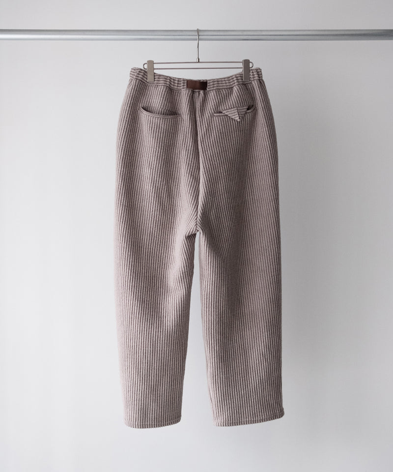 WOOLCORD BELTLESS SLACKS - ANCELLM