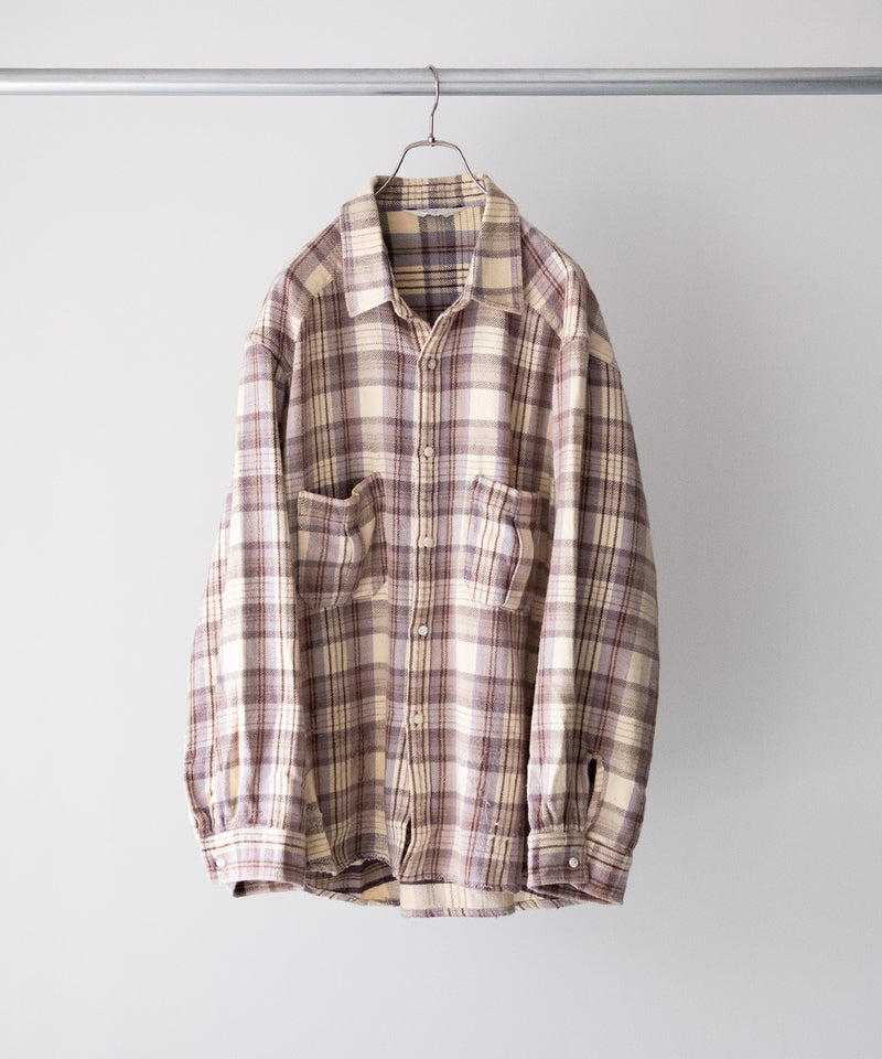 NEL CHECK OVER WORK SHIRT - ANCELLM