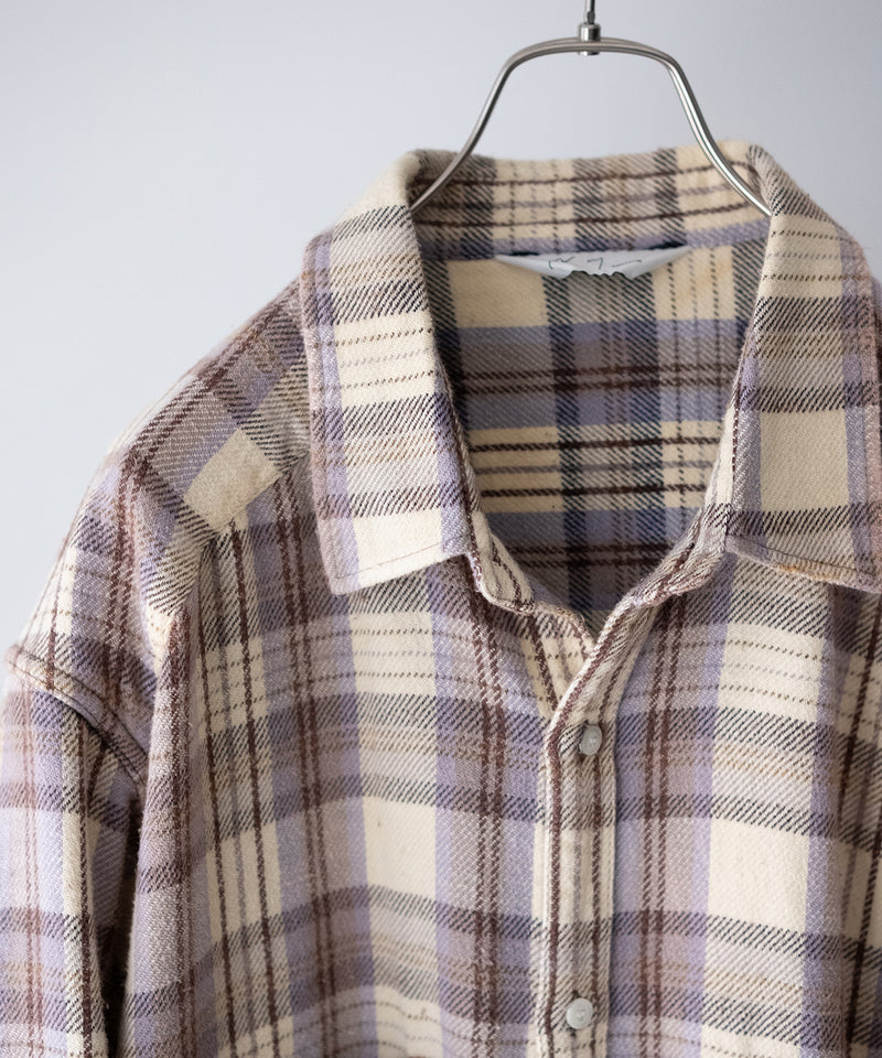 NEL CHECK OVER WORK SHIRT - ANCELLM