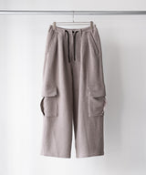 WOOL CORDUROY CARGO SLACKS - ANCELLM