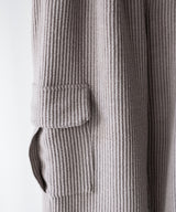 WOOL CORDUROY CARGO SLACKS - ANCELLM