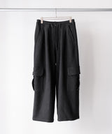 WOOL CORDUROY CARGO SLACKS - ANCELLM