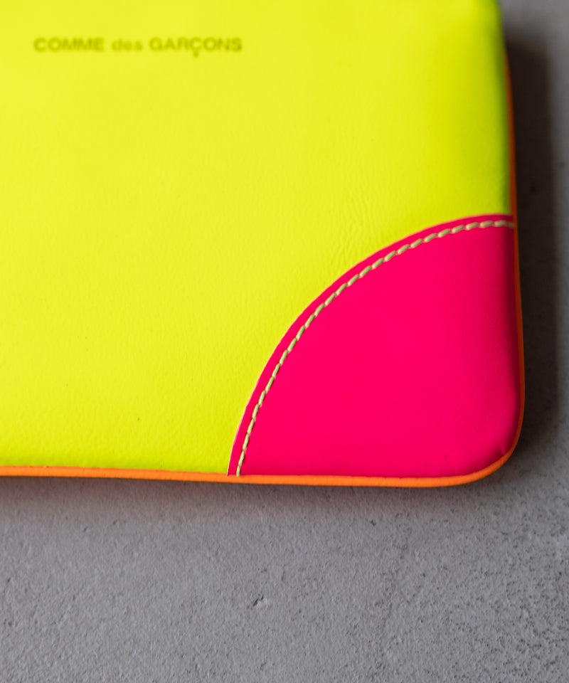 SUPER FLUO LEATHER LINE (8Z-H081-051) - Wallet COMME des GARCONS