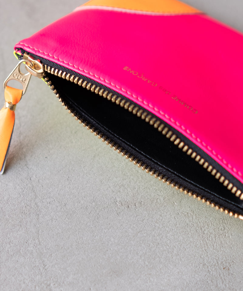 SUPER FLUO LEATHER LINE (8Z-H081-051) - Wallet COMME des GARCONS