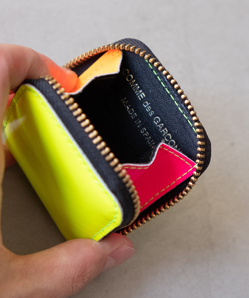 SUPER FLUO LEATHER LINE (8Z-H041-051) - Wallet COMME des GARCONS