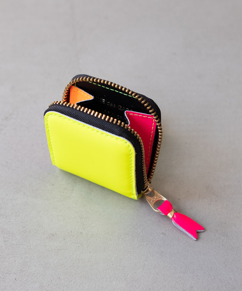 SUPER FLUO LEATHER LINE (8Z-H041-051) - Wallet COMME des GARCONS