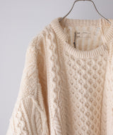 circa make track jacket cutback fisherman sweater - 77circa