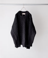 circa make track jacket cutback fisherman sweater - 77circa