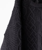 circa make track jacket cutback fisherman sweater - 77circa