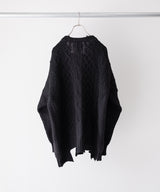 circa make track jacket cutback fisherman sweater - 77circa