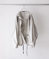 HOODED FIELD SHIRT JACKET - ANCELLM