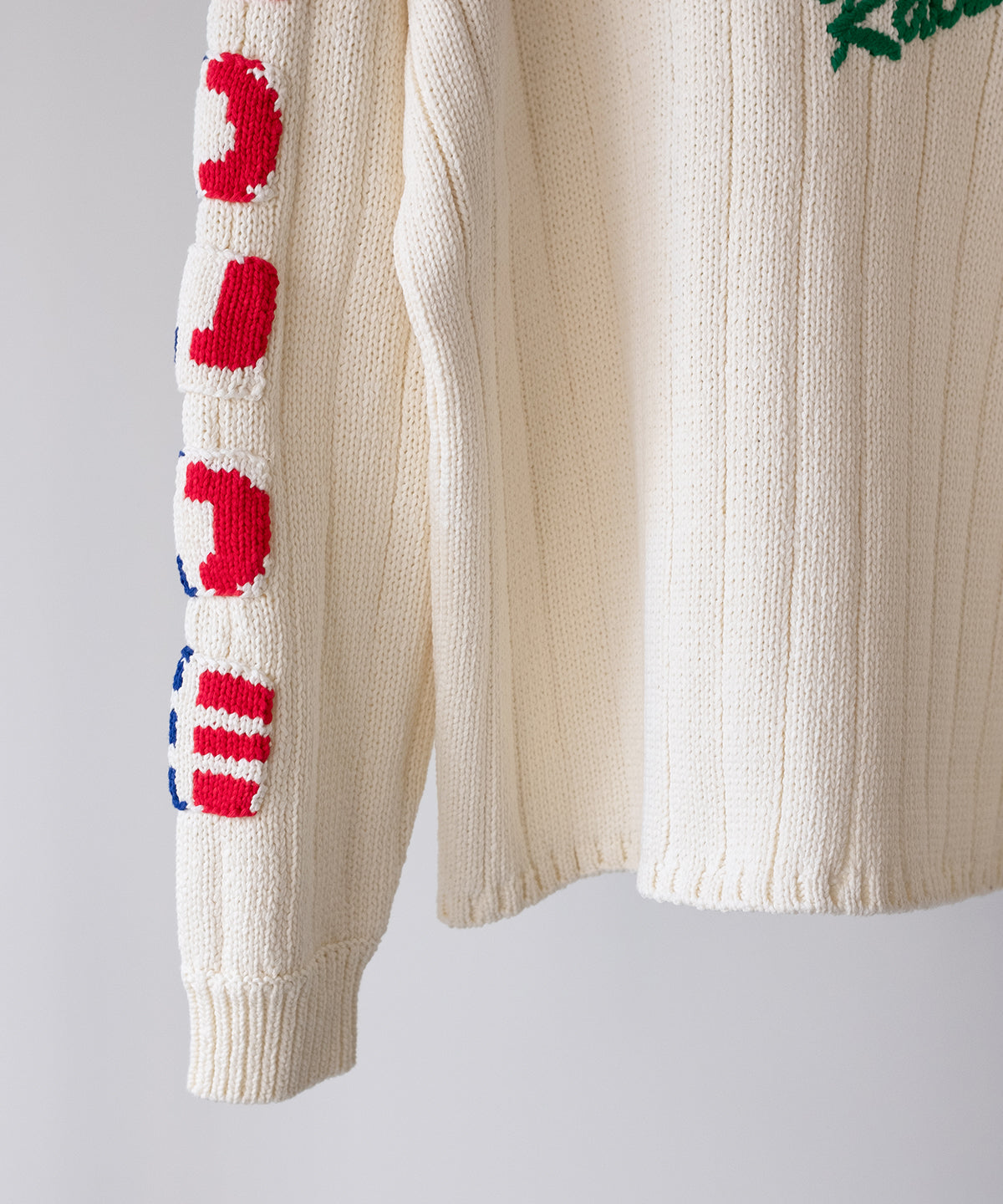 KNITTED RACING SWEATER