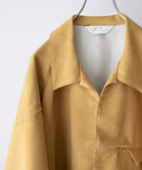 VEGAN SUEDE LONG SHIRT - ANCELLM