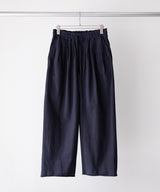 DRAPE WIDE EASY CUT SLACKS - ANCELLM