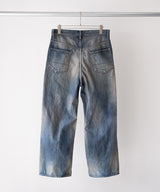 AGING MIDDLE STRAIGHT 5P DENIM PANTS - ANCELLM