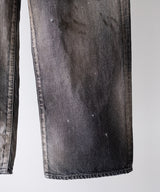 AGING MIDDLE STRAIGHT 5P DENIM PANTS - ANCELLM