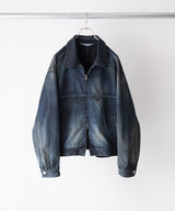 DENIM ZIPUP JACKET - ANCELLM