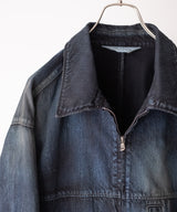 DENIM ZIPUP JACKET - ANCELLM