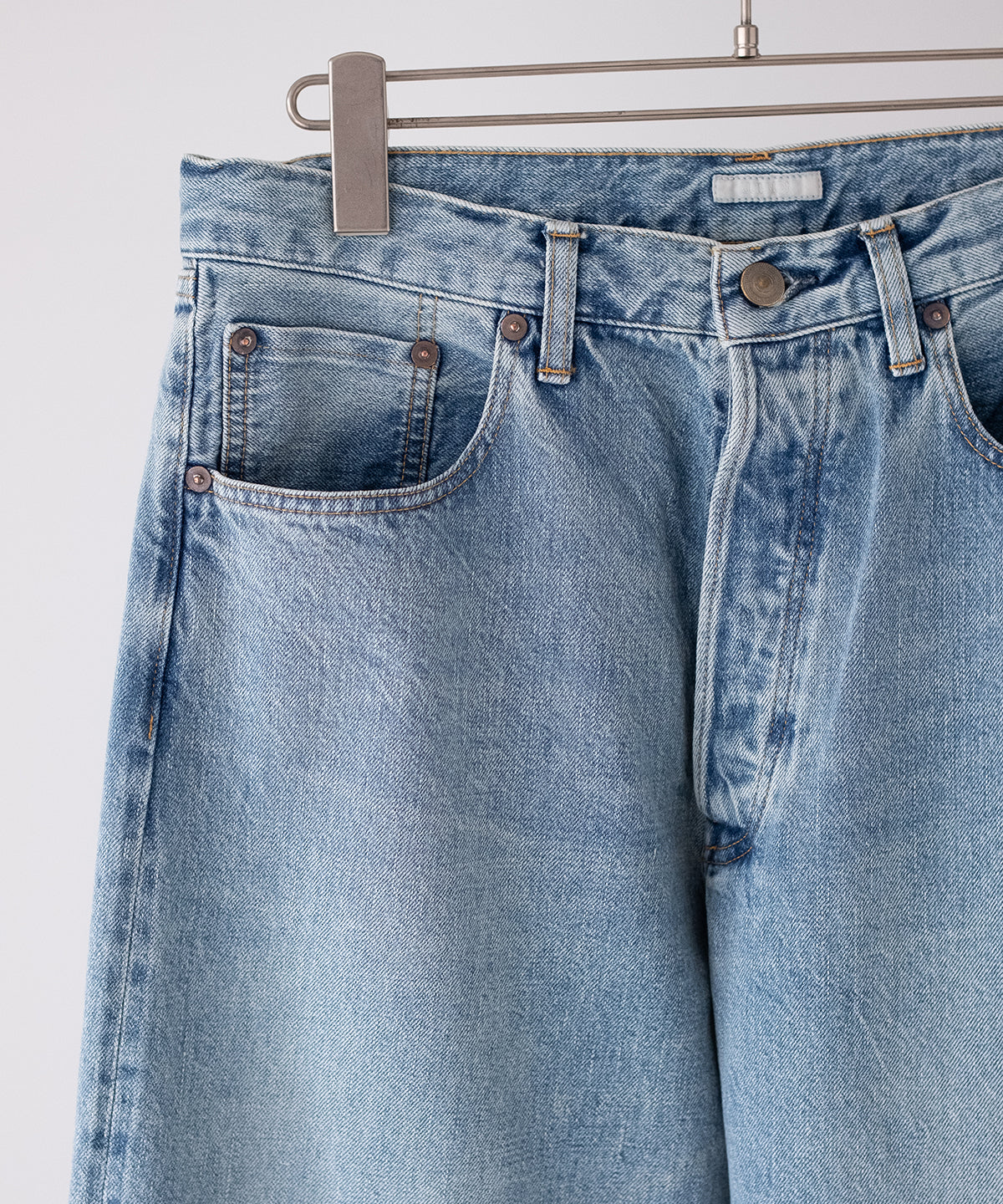 VINTAGE WASHED SELVEDGE DENIM 5P PANTS