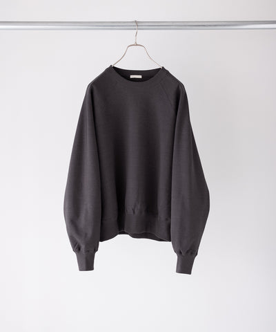 FADED SILKY TERRY SWEAT SHIRT - ULTERIOR