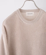CREW NECK RIB JUMPER - MARKAWARE
