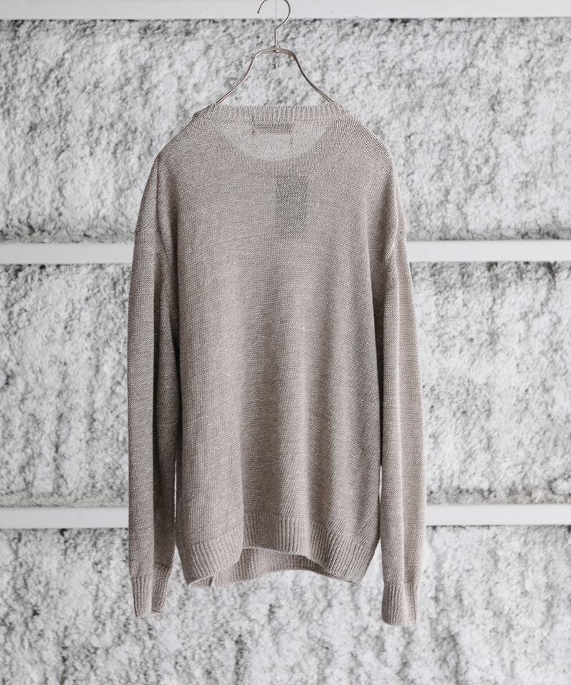 Linen Knit Pullover - reverve