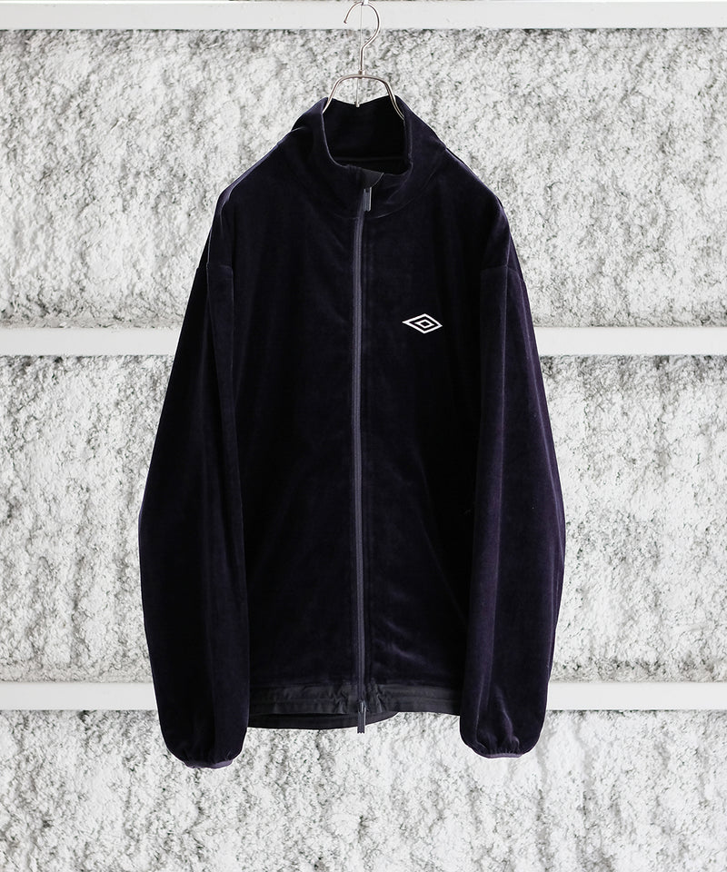 WM×UMBRO VELOUR BLOUSON   - BLK White Mountaineering®︎